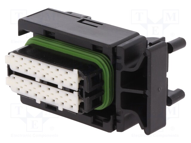 Connector: automotive; plug; female; PIN: 28; w/o contacts