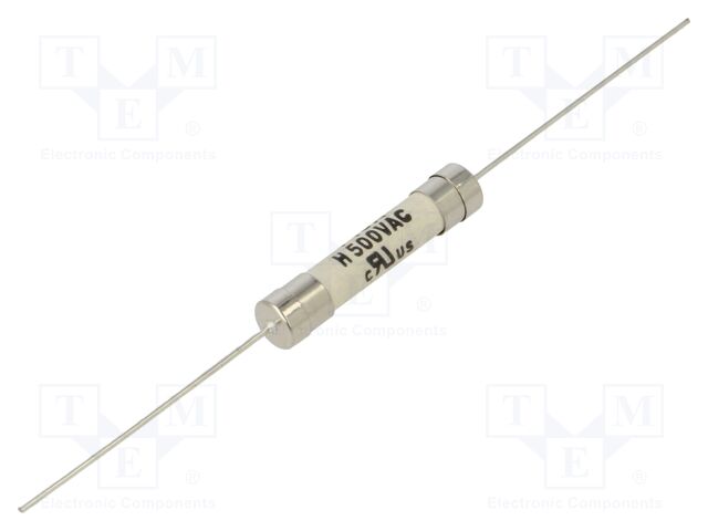 Fuse: fuse; time-lag; 10A; 500VAC; 400VDC; ceramic,cylindrical