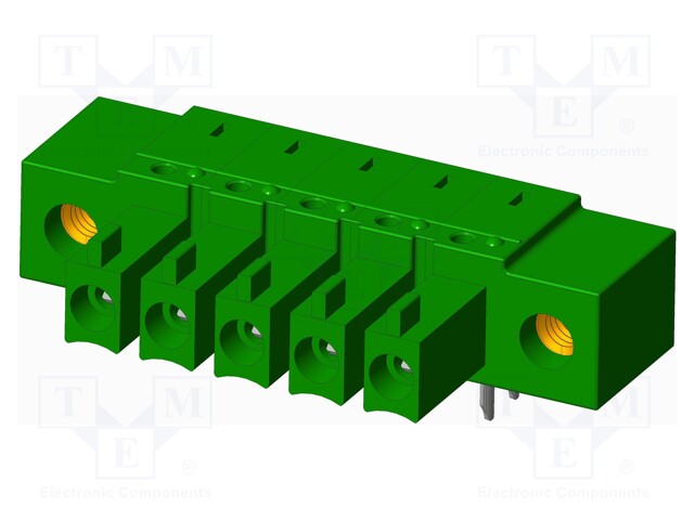 Connector: pluggable terminal block; socket; female; angled 90°