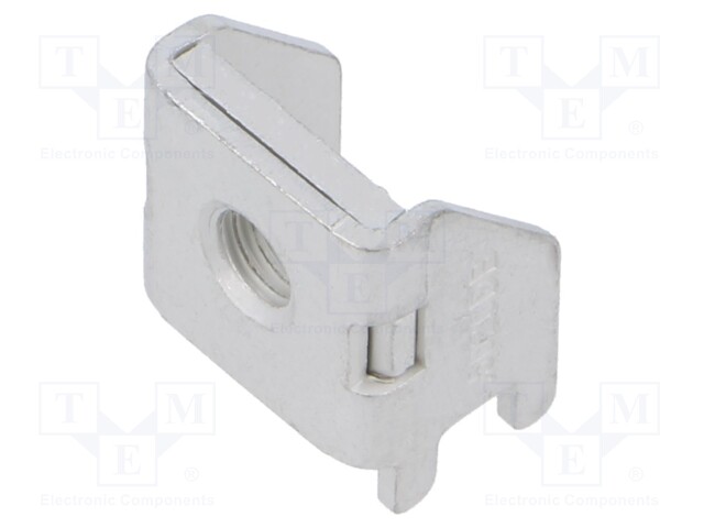 Angled 90°; Plating: tinned; THT,screw terminal; Contacts: copper