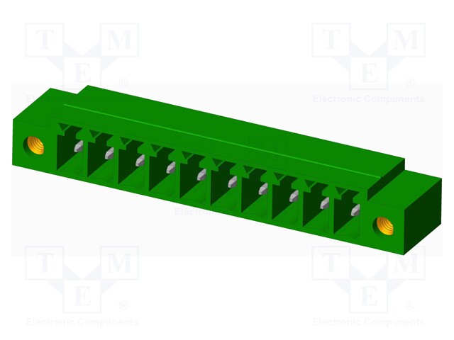 Connector: pluggable terminal block; socket; male; angled 90°