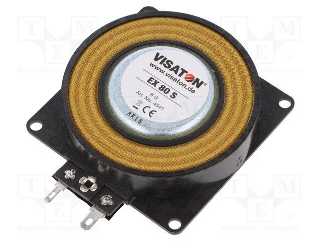 Loudspeaker; 50W; 8Ω; 80x80x19mm