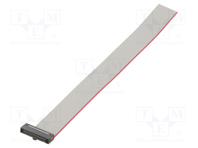 Ribbon cable with IDC connectors; Tape ph: 0.64mm; 127mm