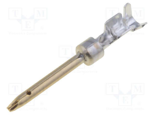 Contact; male; 22AWG÷20AWG; gold flash; crimped,on cable; 5A; 20mΩ