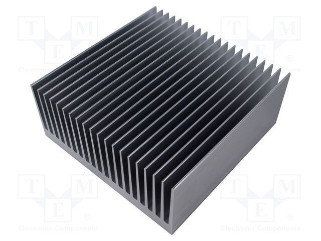 Heatsink: extruded; grilled; universal; aluminium; L: 200mm; H: 83mm