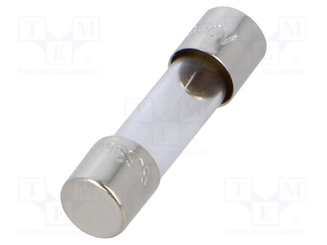 Fuse: fuse; quick blow; 3A; 250VAC; cylindrical,glass; 5x20mm; GMA