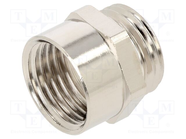 Threaded flange; PG9; brass; SKINDICHT® ZS; for cable glands