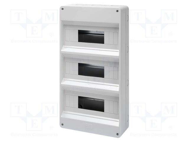 Enclosure: for modular components; IP40; wall mount; white; 40 CD