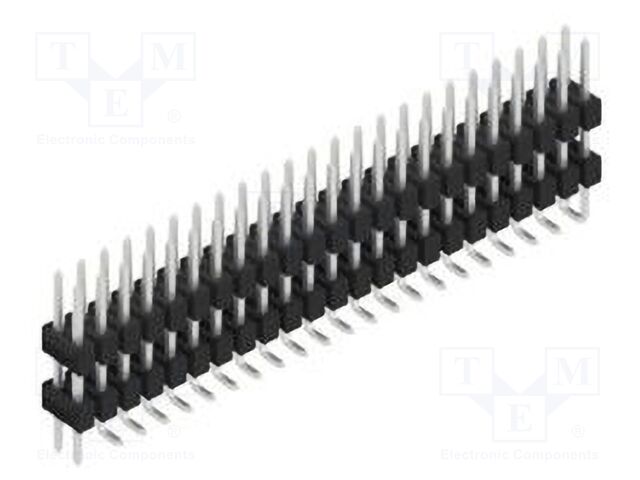 Connector: pin strips; pin header; male; PIN: 46; 2.54mm; SMT; 2x23