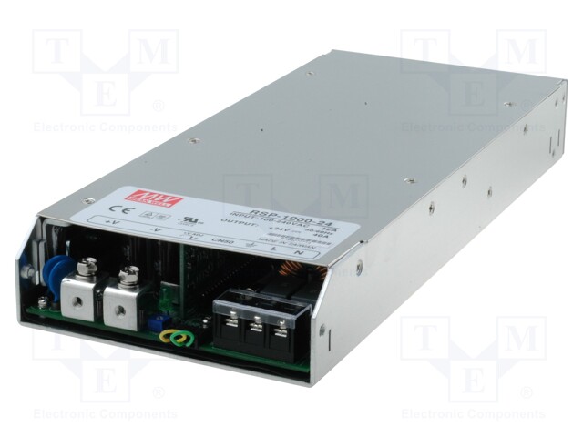 Power supply: switched-mode; modular; 960W; 24VDC; 295x127x41mm
