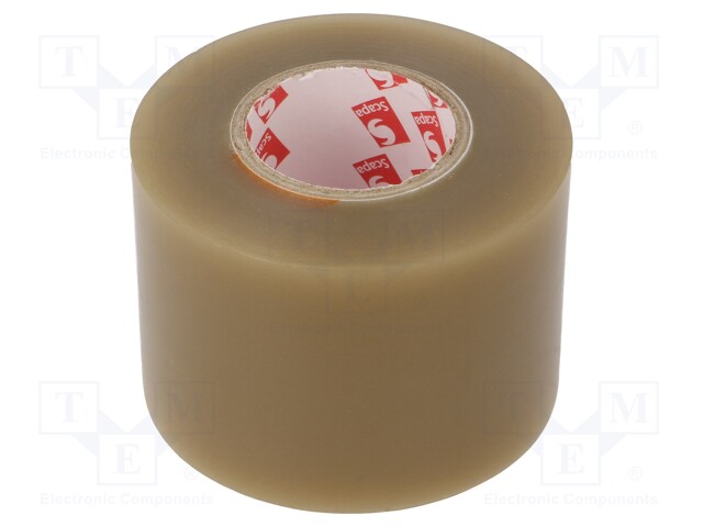 Tape: electrical insulating; W: 50mm; L: 25m; Thk: 0.13mm; rubber