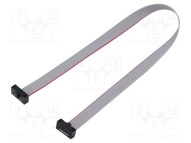 Ribbon cable with IDC connectors; Tape ph: 0.64mm; 220.98mm