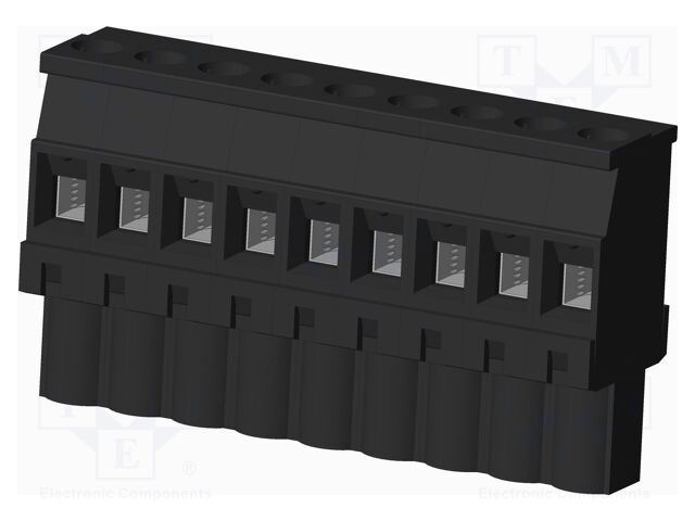 Connector: pluggable terminal block; plug; female; angled 90°
