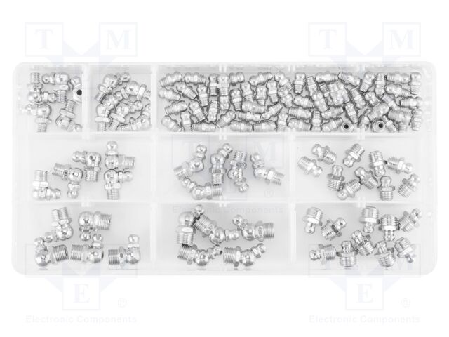 Grease nipple set; 110pcs.