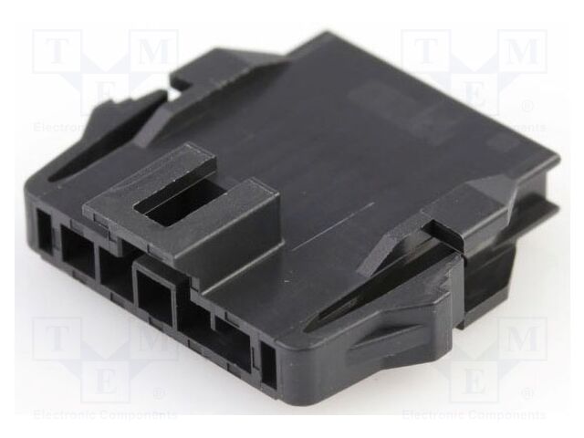 Connector: wire-wire; plug; Nano; PIN: 5; straight; crimped; black