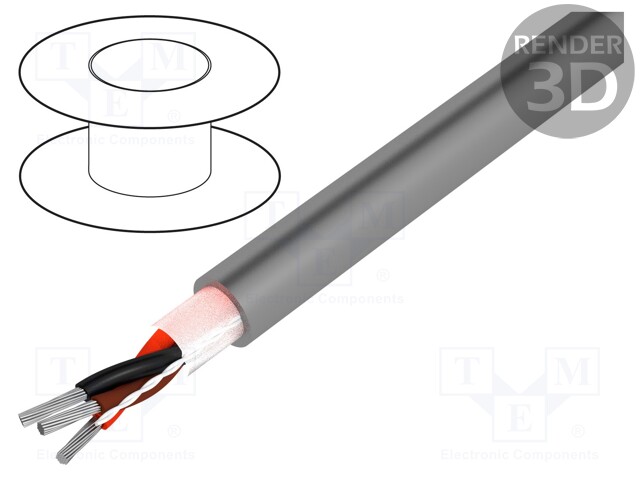 Wire; stranded; Cu; Pro-Tekt™,UL AWM 10002,UL AWM 2464; 3x24AWG