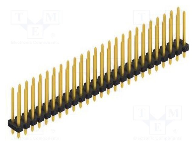 Connector: pin strips; pin header; male; PIN: 50; 2.54mm; THT; 2x25
