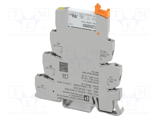 Relay: interface; Mounting: DIN