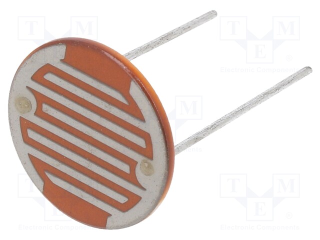 Photoresistor; 500mW; 50÷100kΩ; 560nm; Mounting: THT; ØLED: 20mm