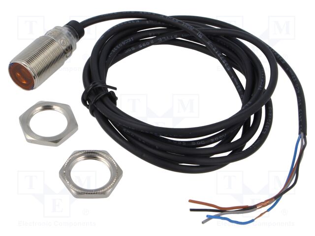 Sensor: photoelectric; straight; Range: 0÷500mm; PNP; 100mA; brass