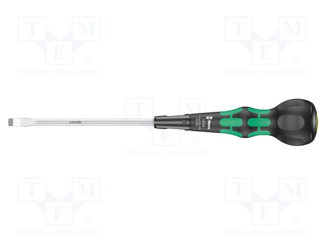 Screwdriver; slot; 285mm; Kraftform Ball-Grip 1834