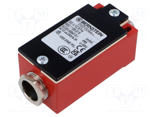 Limit switch; NO + NC; 10A; max.400VAC; M20; IP65; -30÷80°C