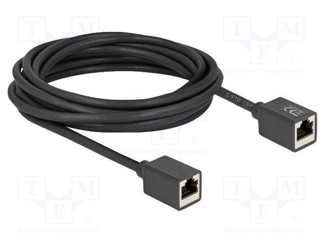 Extender Ethernet; S/FTP; Cat: 6a; RJ45 socket,both sides; 5m