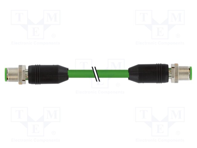 Connection lead; IP67; 50VAC; 50VDC; 0.5A; 7.5m; Series: 7000; PIN: 8