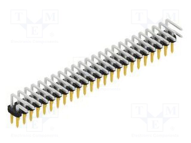 Connector: pin strips; pin header; male; PIN: 48; 2mm; THT; 2x24
