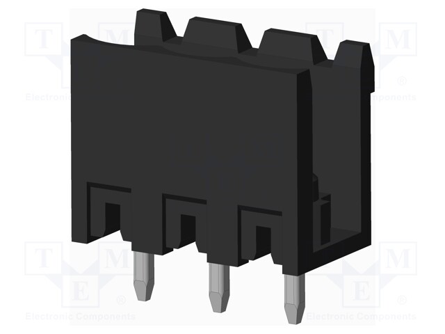 Connector: pluggable terminal block; socket; male; on PCBs