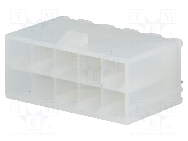 Socket; wire-board; male; Mini-Fit Jr; 4.2mm; PIN: 10; THT; 9A