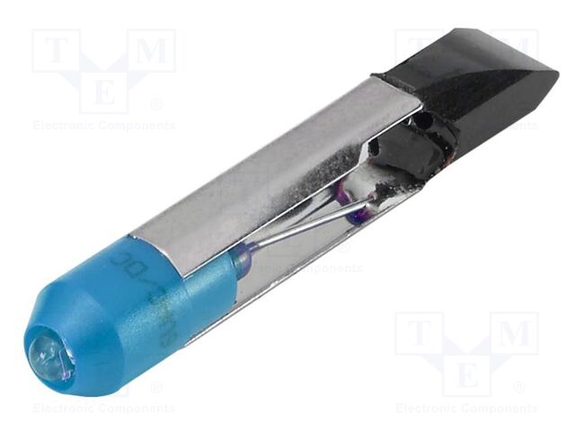 LED lamp; blue; T6,8; 28VDC; 28VAC; No.of diodes: 1