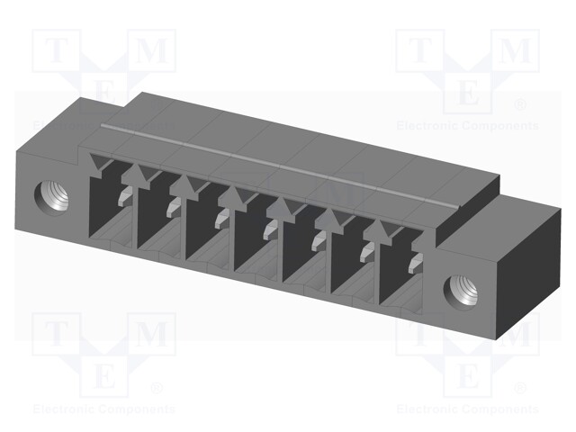 Connector: pluggable terminal block; socket; male; on PCBs