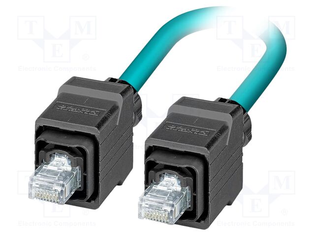 Patch cord; S/UTP; Cat 5; RJ45 plug,both sides; stranded; Cu; 10m