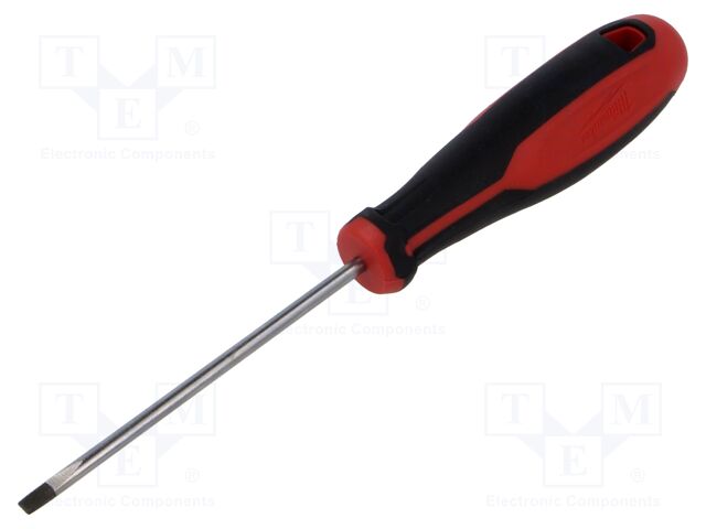 Screwdriver; slot; 4,0x0,8mm; 100mm