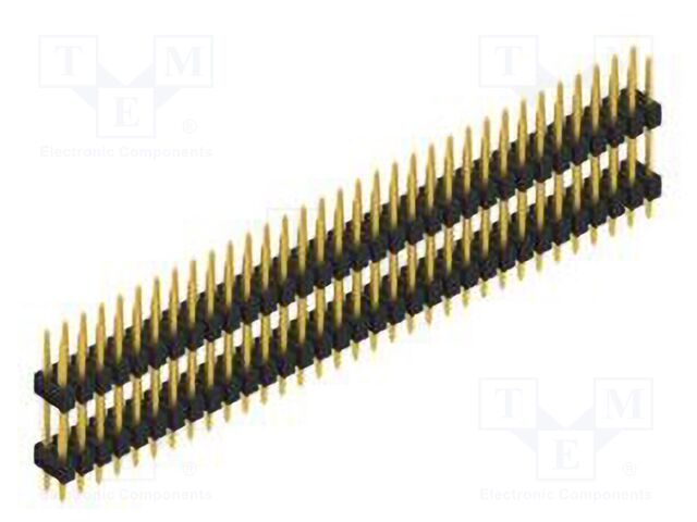 Connector: pin strips; pin header; male; PIN: 66; 2.54mm; THT; 2x33