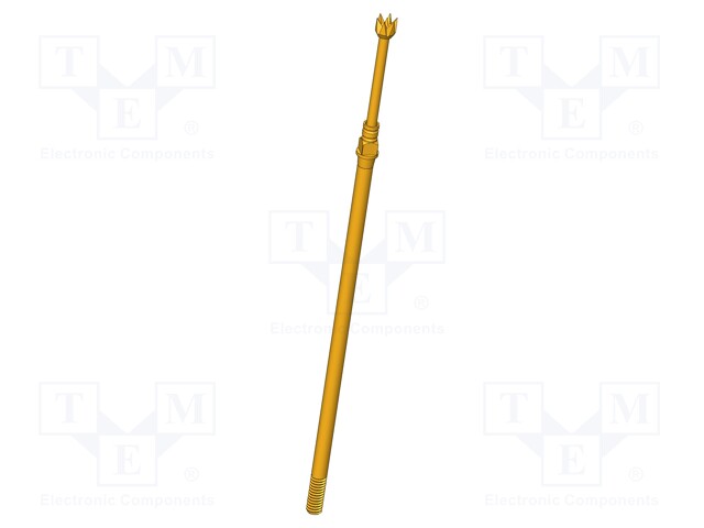 Needle-like test probe; Operational spring compression: 4.3mm
