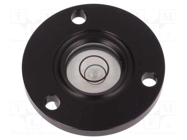 Spirit level; mounting flange, for inserting; H: 10mm; aluminium