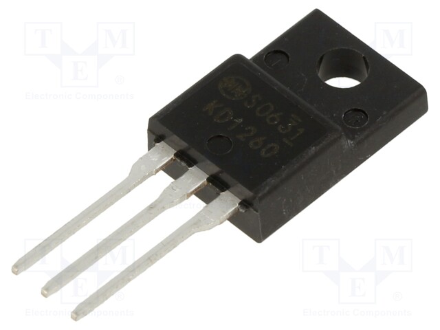 Triac; 600V; 12A; FTO-220AG (5012); Igt: 30mA; Ifsm: 120A