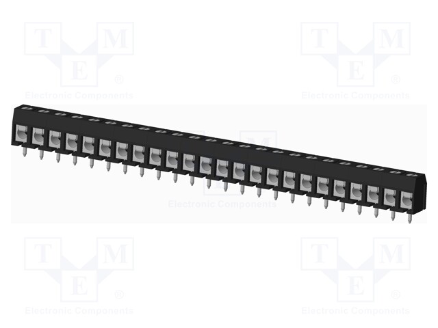 Connector: PCB terminal block; terminal; Plating: tinned; on PCBs