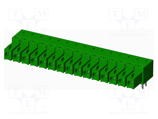 Connector: pluggable terminal block; socket; female; angled 90°