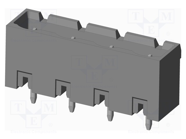 Connector: pluggable terminal block; socket; male; on PCBs