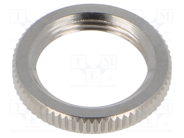 Nut; 600H series; Plating: nickel; Nut: round,knurled