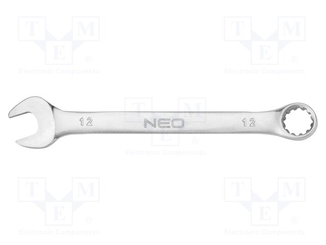 Wrench; combination spanner; 12mm; Chrom-vanadium steel; L: 160mm