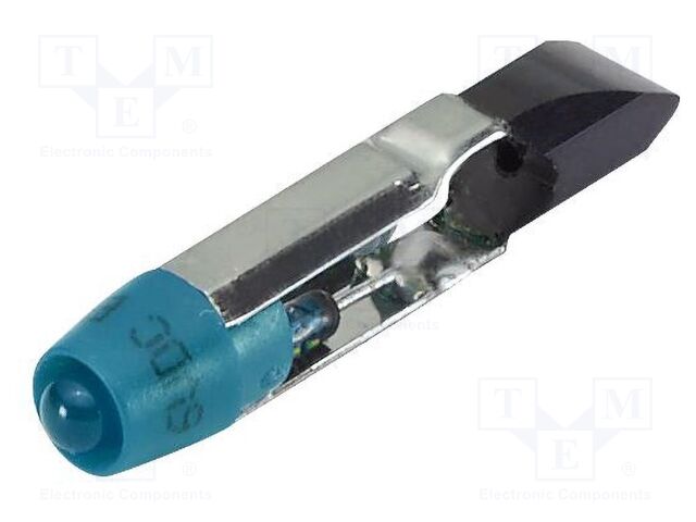 LED lamp; blue; T5,5; 28VDC; 28VAC; No.of diodes: 1