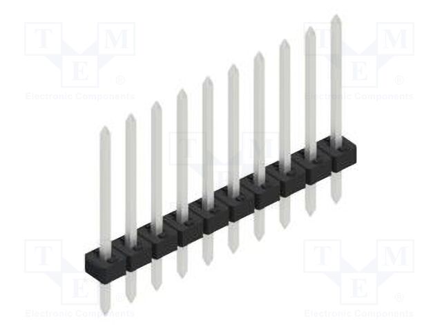 Connector: pin strips; pin header; male; PIN: 10; 2mm; THT; 1x10