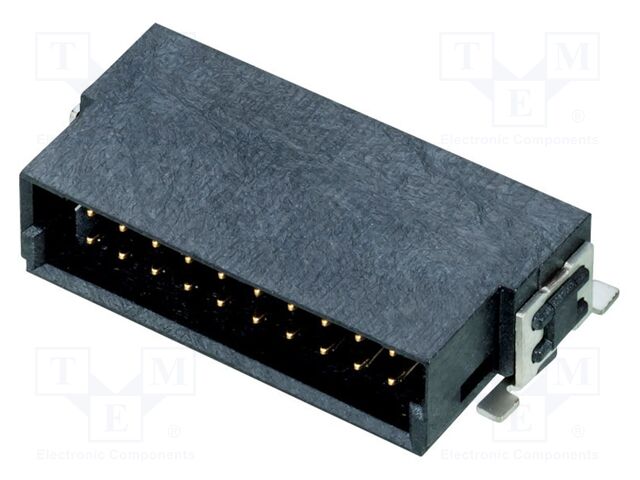 Connector: PCB to PCB; male; PIN: 20; 1.27mm; Archer Kontrol; SMT