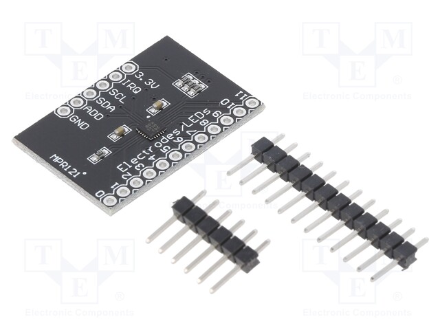 Sensor: touch; MPR121QR2; Channels: 1; 2.5÷3.6VDC