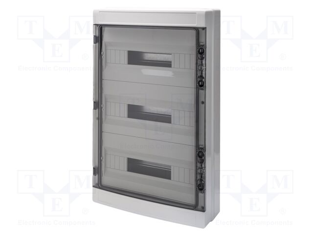 Enclosure: for modular components; IP65; wall mount; grey; 40 CD
