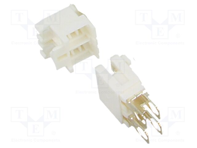 Connector: card edge; RAST 2.5; plug; female; angled 90°; PIN: 2